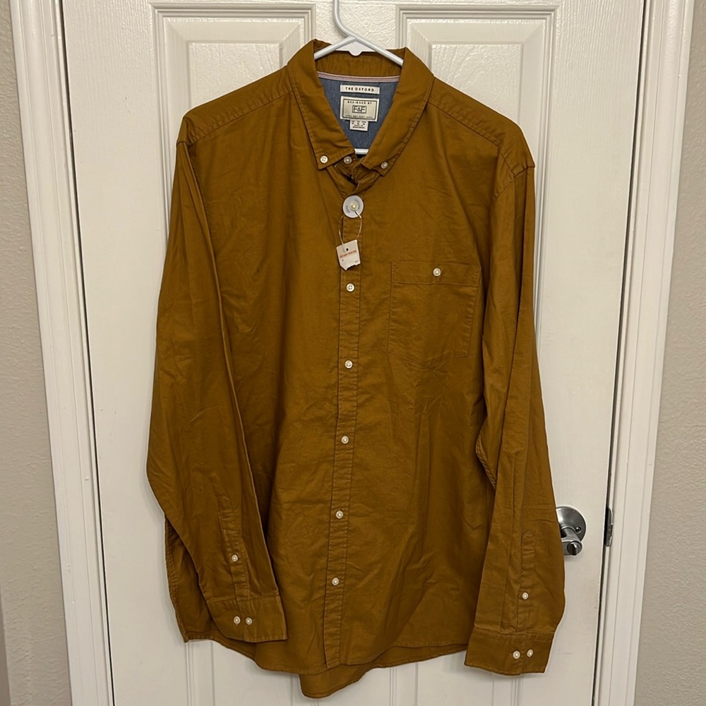 Mustard Oxford Shirt